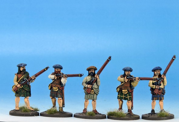 H003 Highlanders with matchlocks 