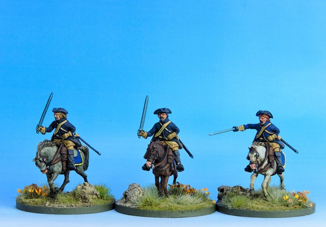 SC01 Swedish Cavalry Troopers charging variant #1