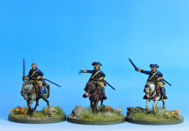 SC02 Swedish Cavalry Troopers charging variant #2